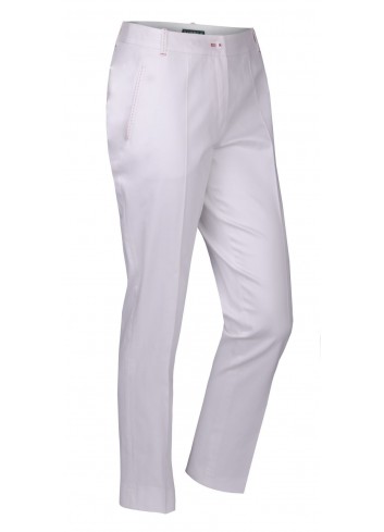 Spodnie z bawełny białe
