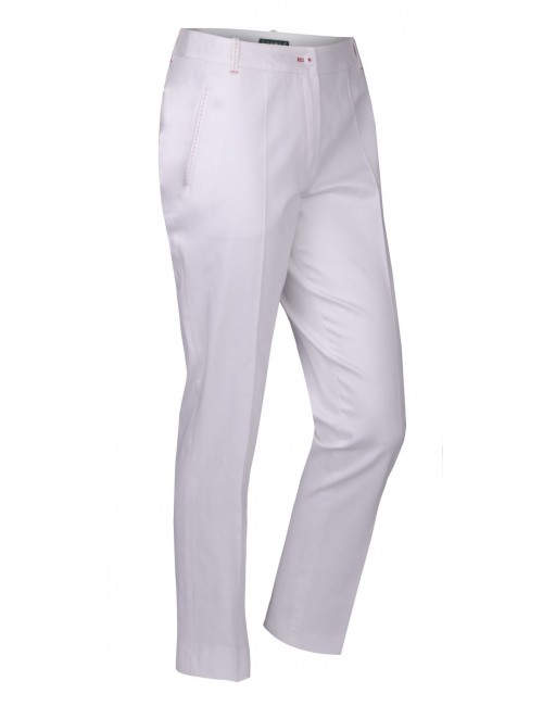 Spodnie z bawełny białe
