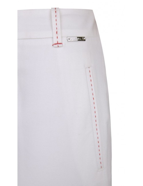 Spodnie z bawełny białe