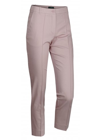 Spodnie damskie pudrowy róż