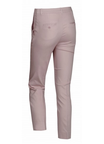 Spodnie damskie pudrowy róż