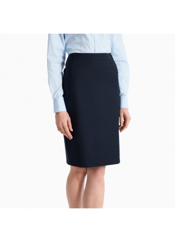 Spódnica Żakardowa  granat