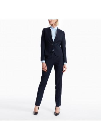 Spodnie Żakardowe granat