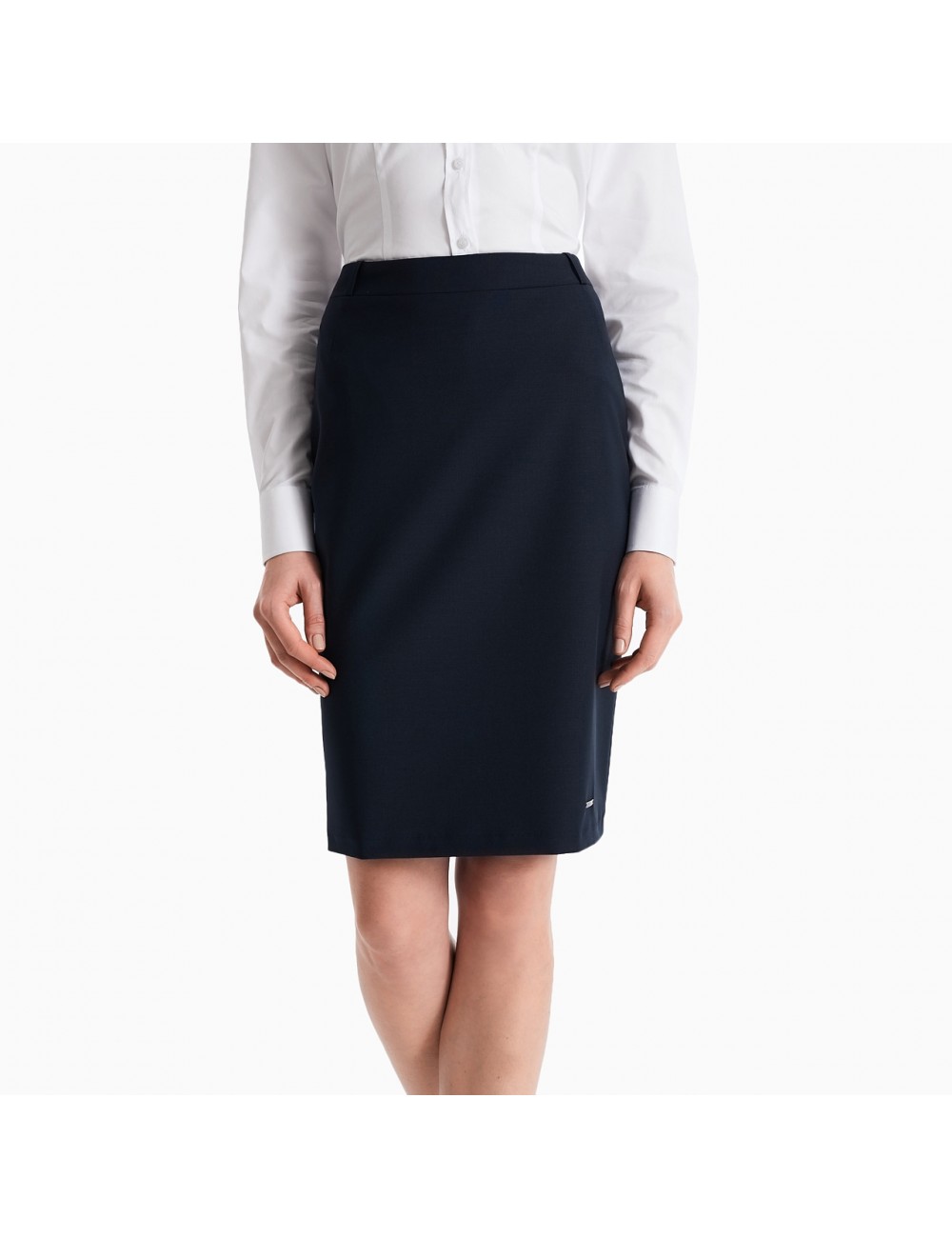 Spódnica Business granatowa