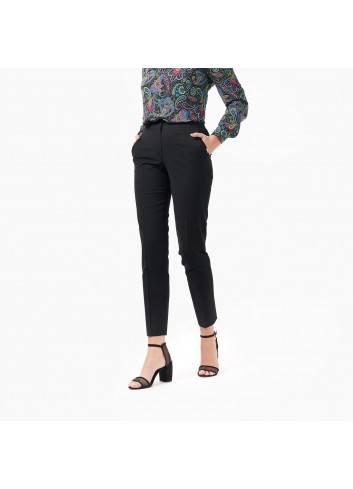 Spodnie Business bez paska czarne