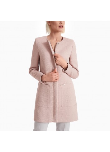 Krótki płaszcz - róż